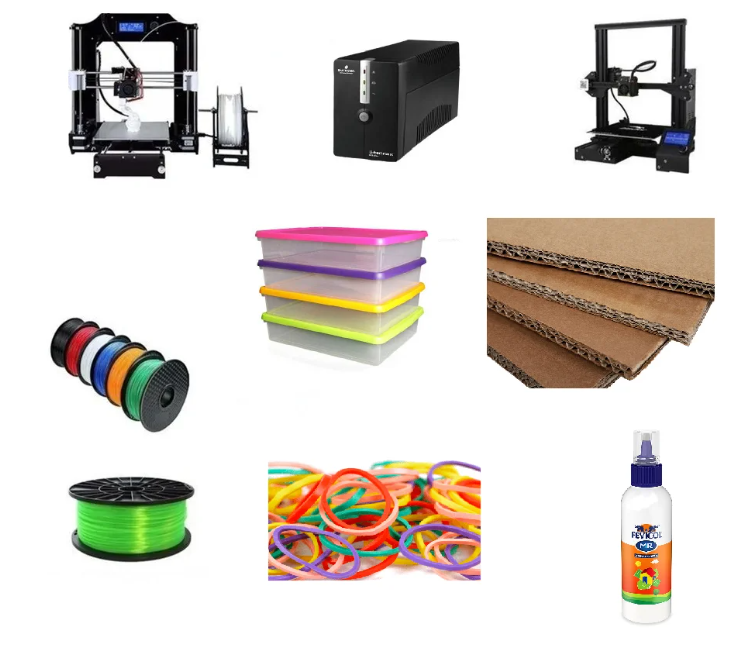 ATAL Tinkering Lab Package P2 (3D Printing, Rapid Prototyping and DIY Crafting)